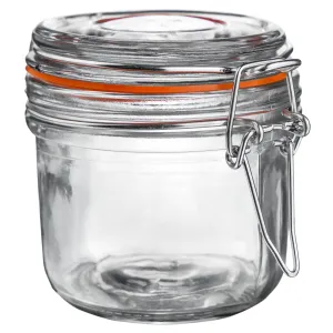 200ml Classic Glass Storage Jar   Four Free Coloured Seals