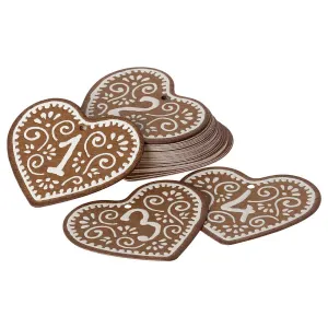 2023 Maileg Gingerbread Calendar Tags