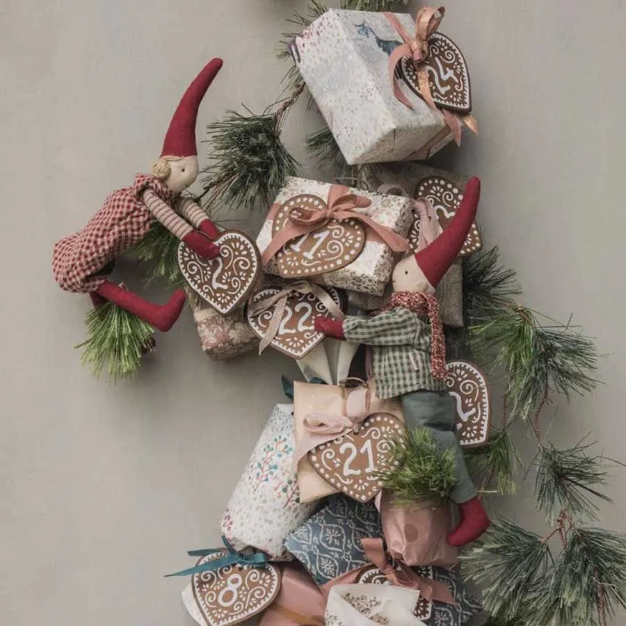 2023 Maileg Gingerbread Calendar Tags