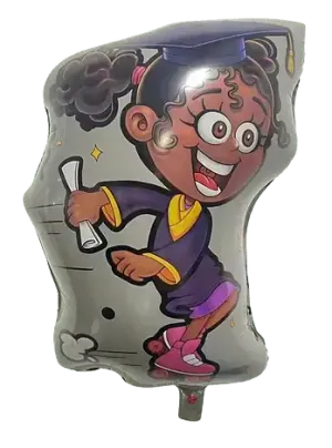 26" Girl Graduation Mylar Balloon