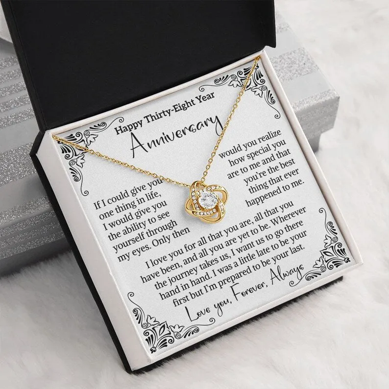 38th Wedding Anniversary Gift For Wife Luck Anniversary Gift Thirty Eightieth Anniversary Gift 38 Year Anniversary Gift For Our Anniversary