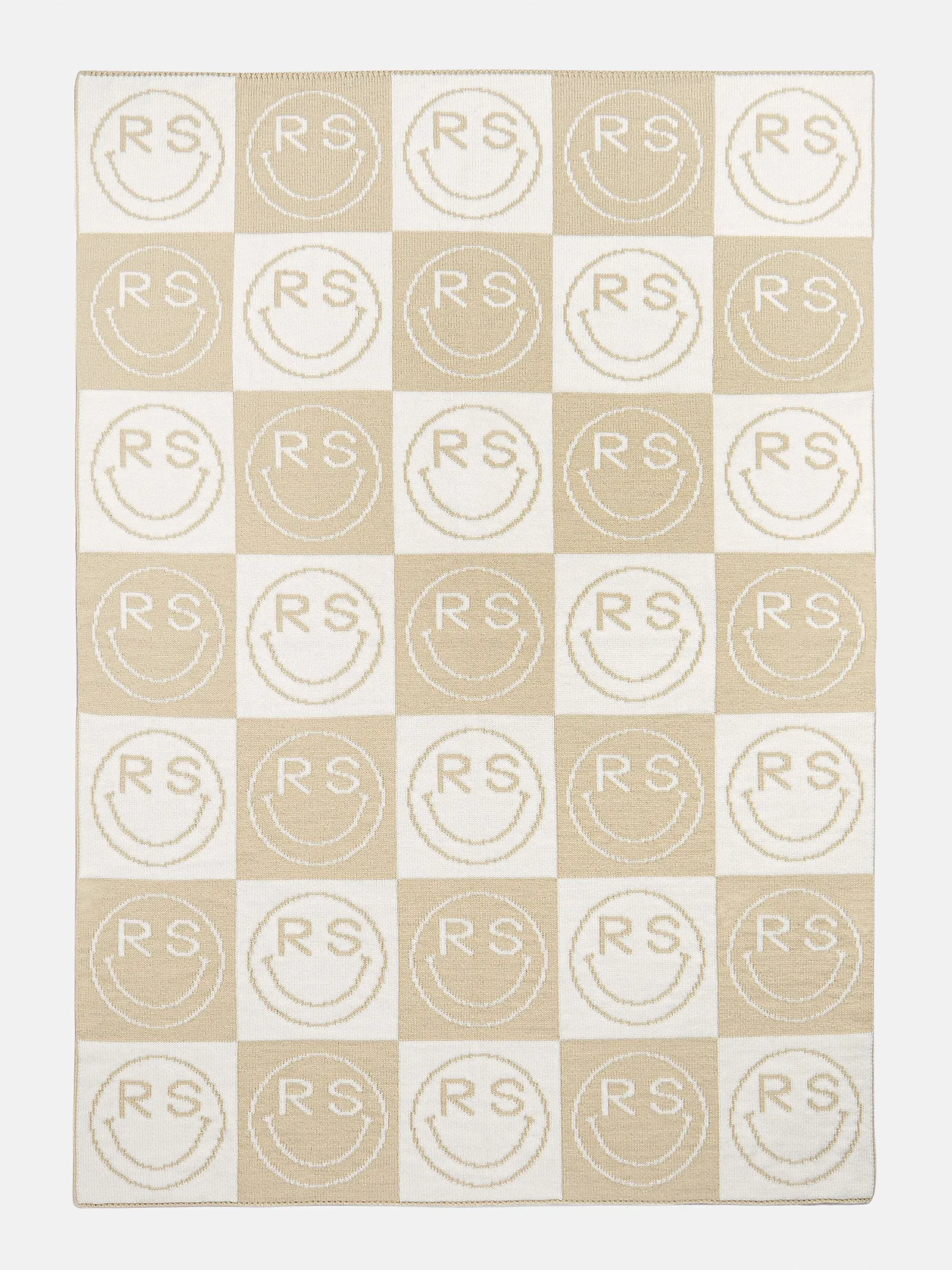 All Smiles Custom Blanket - Natural/Beige