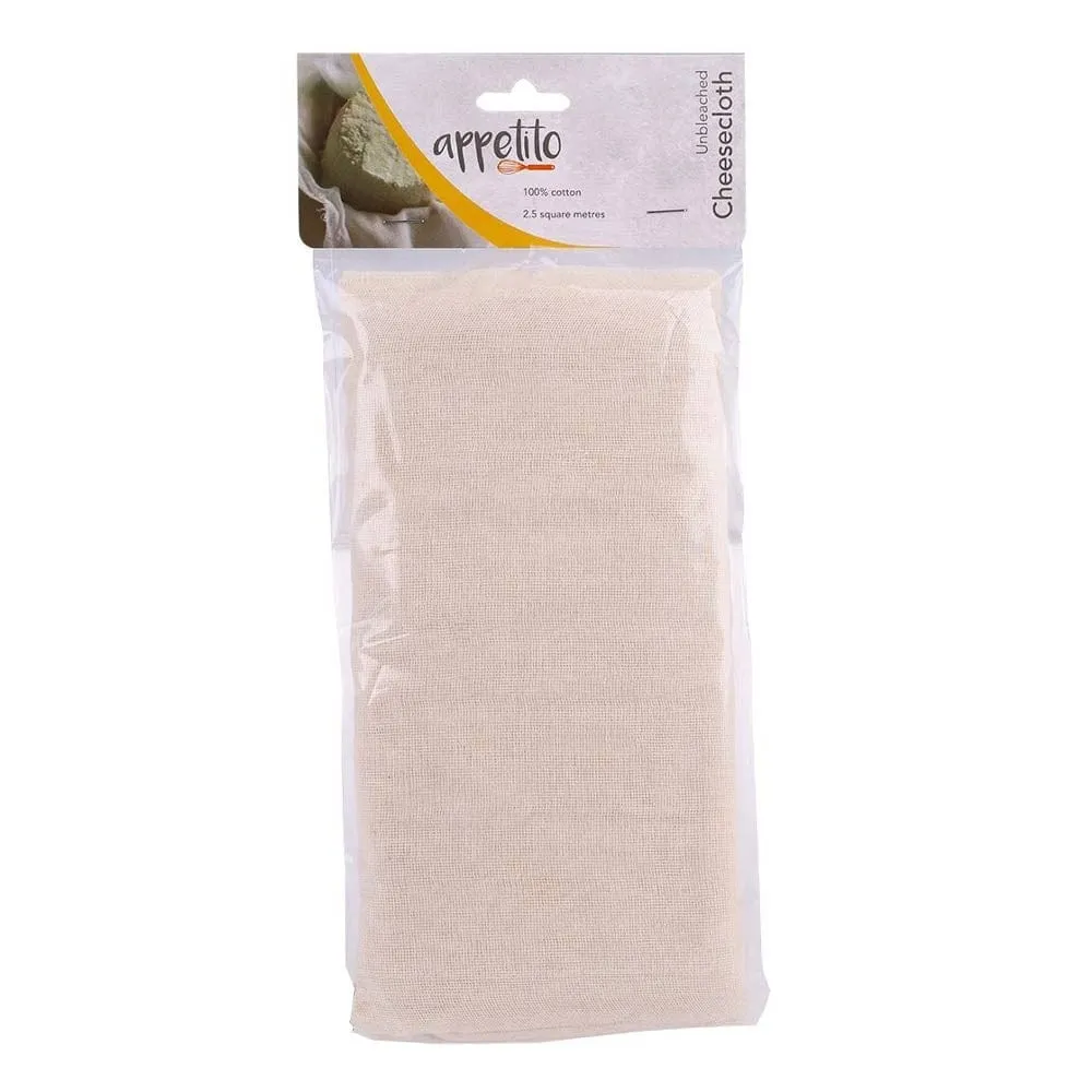 Appetito Unbleached Cheese Cloth - 2.5 Square Metres