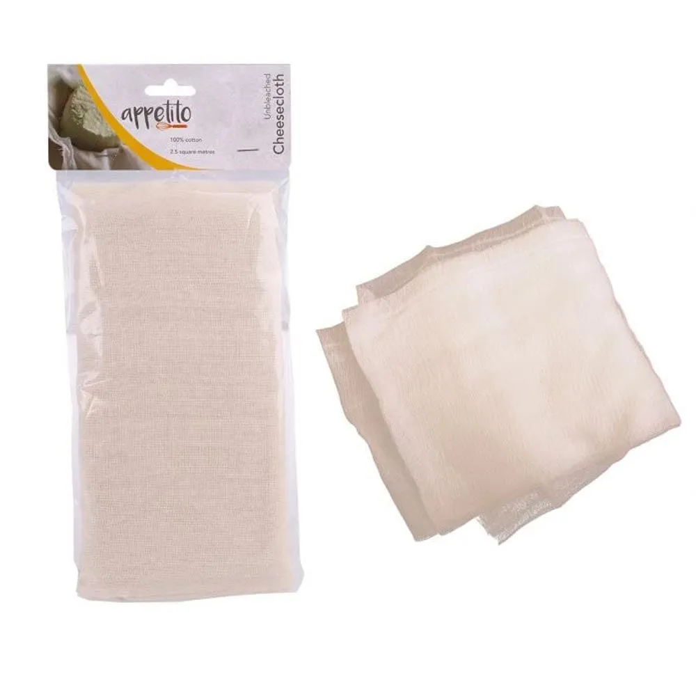 Appetito Unbleached Cheese Cloth - 2.5 Square Metres