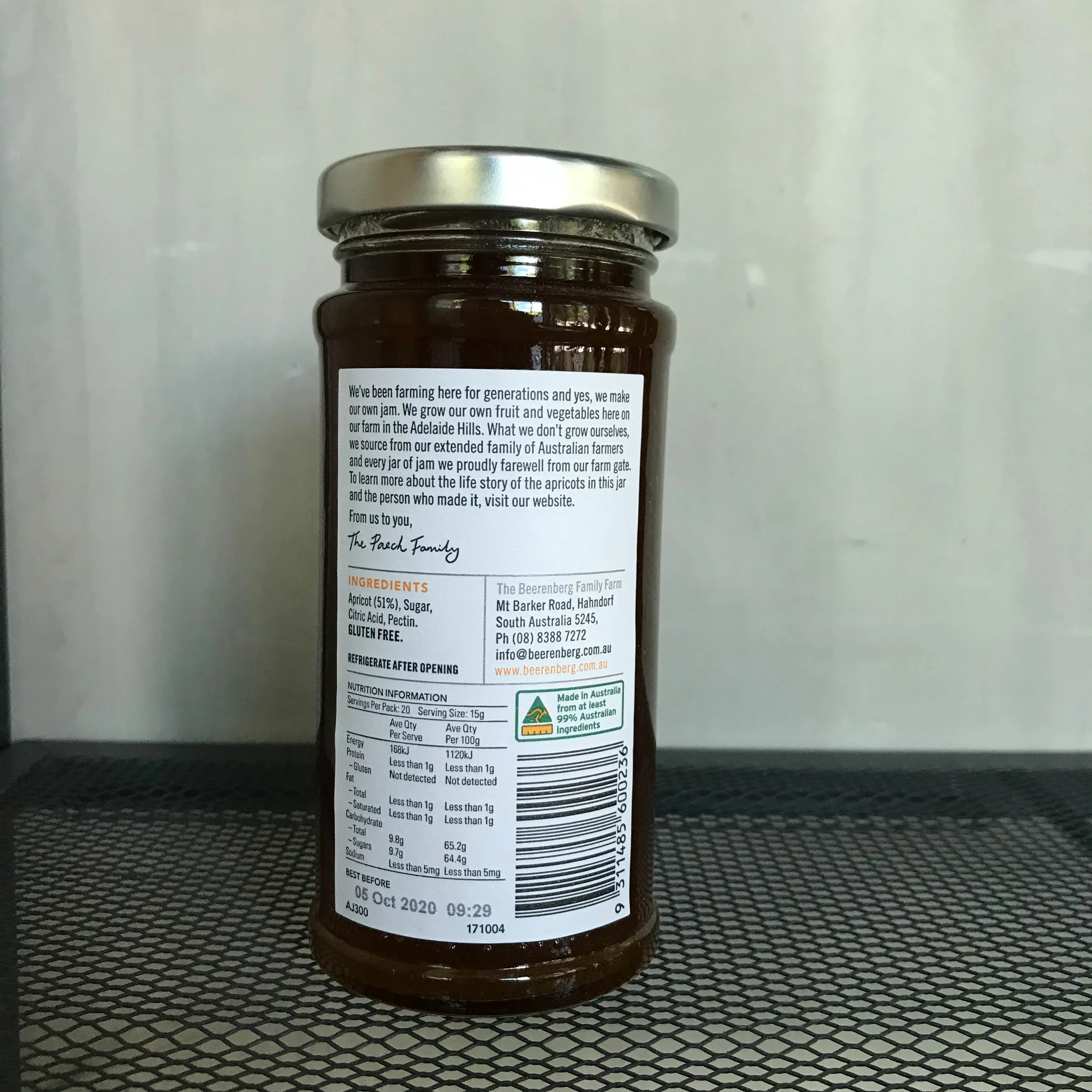 Apricot Jam 300g