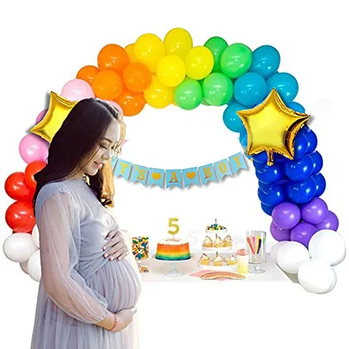 Baby Shower Decoration Material 54 Pcs for Gender reveal Party, gender neutral baby shower, maternity shoot