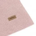 BAMBOO KNITTED BLANKET WITH LEATHER HOLDER