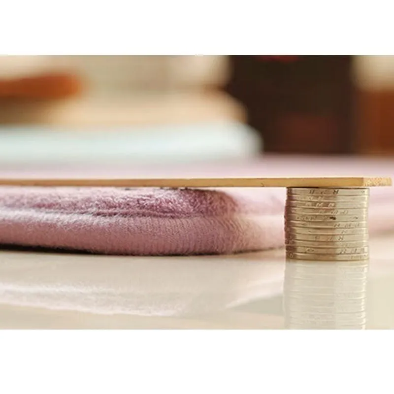 Bath Mat Bathroom Carpet Water Absorption Rug Shaggy Vertical Stripes Memory Foam Bathroom Mat Kitchen Floor Carpet