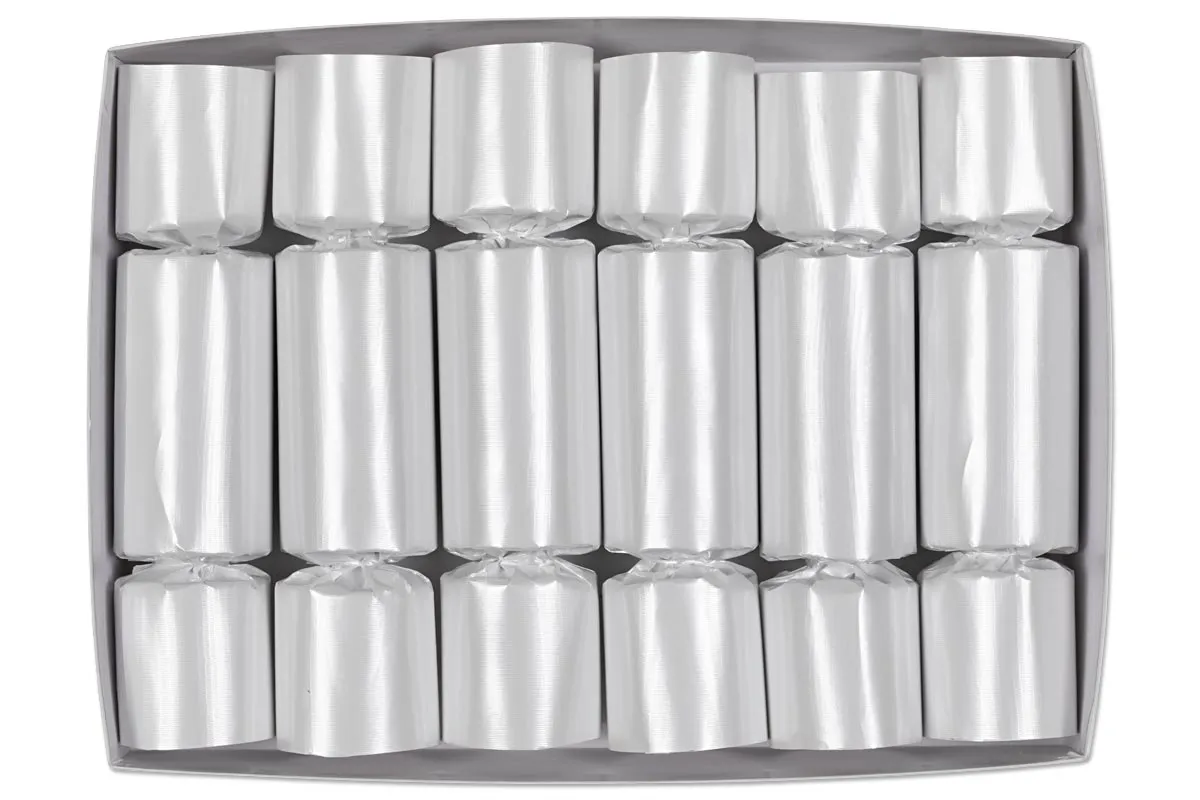 Bridal Wedding Shower Reception Party Favors Table Decorations Pearl White Wedding Cake Bubbles Christmas Crackers Poppers (6)