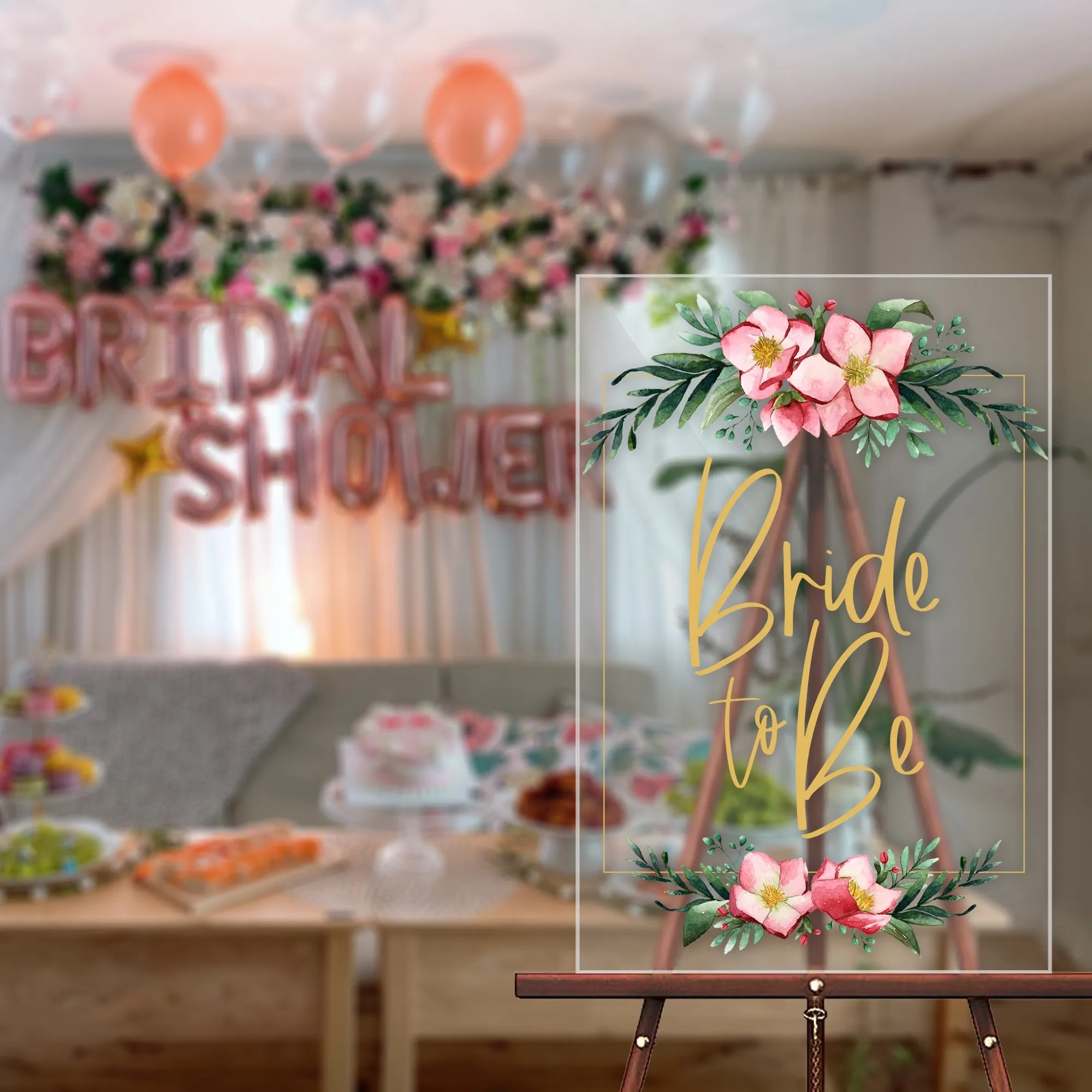 Bride To Be Bridal Shower Welcome Sign