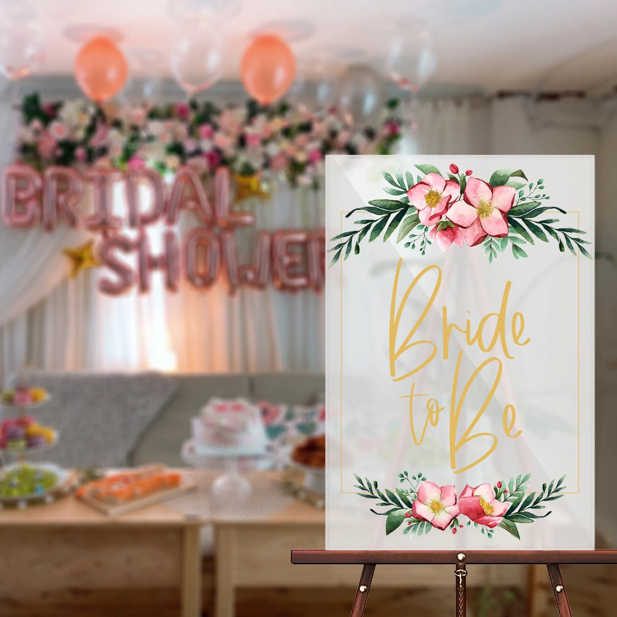 Bride To Be Bridal Shower Welcome Sign
