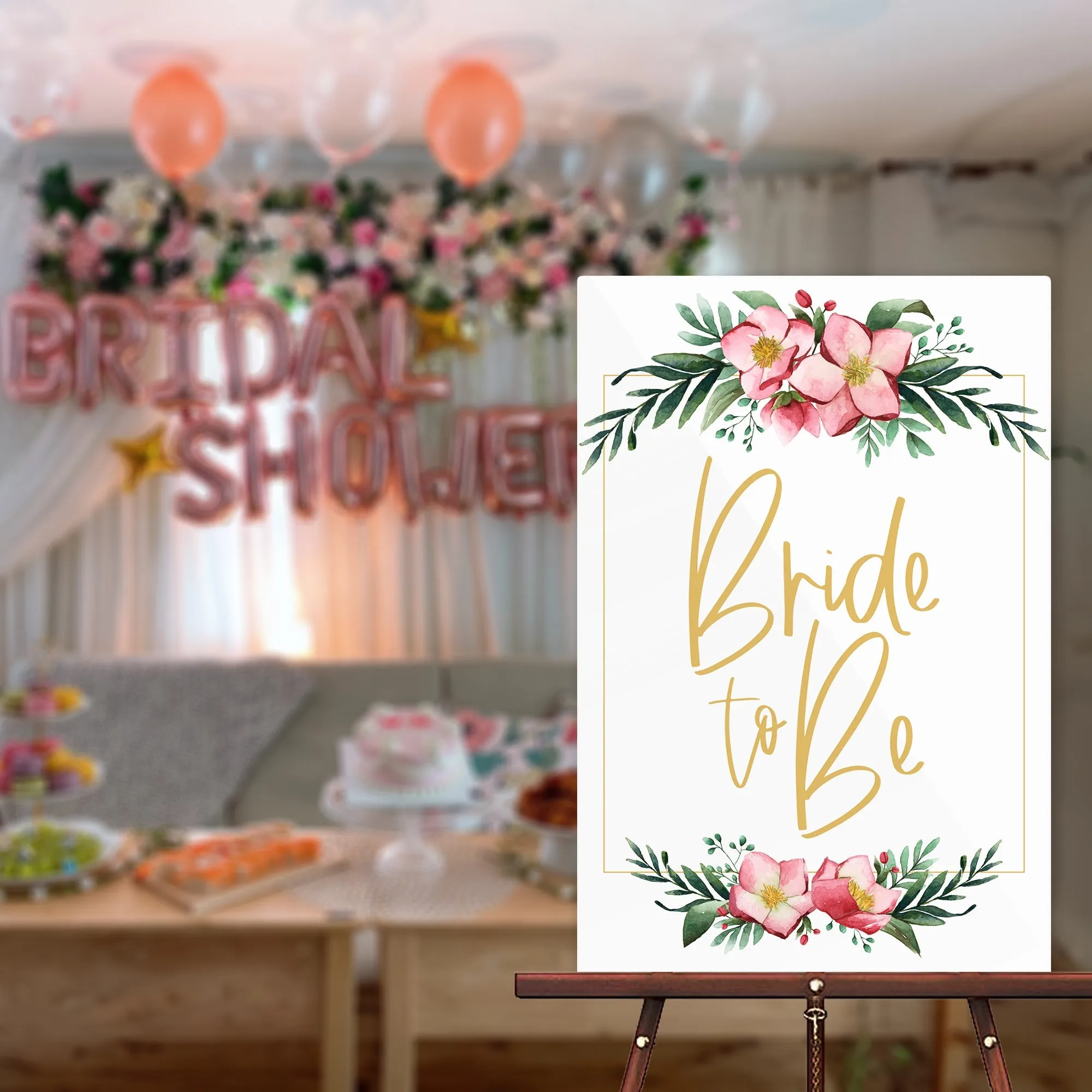 Bride To Be Bridal Shower Welcome Sign