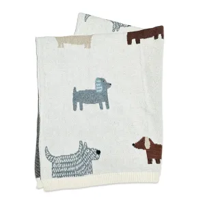 Buddy Dog Sweater Knit Blanket