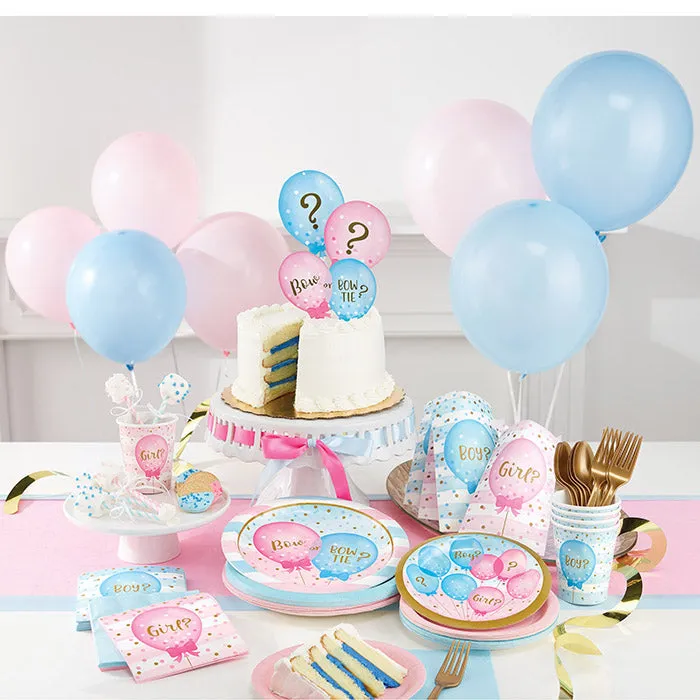 Bulk Gender Reveal Balloons Centerpieces (6 per Case)