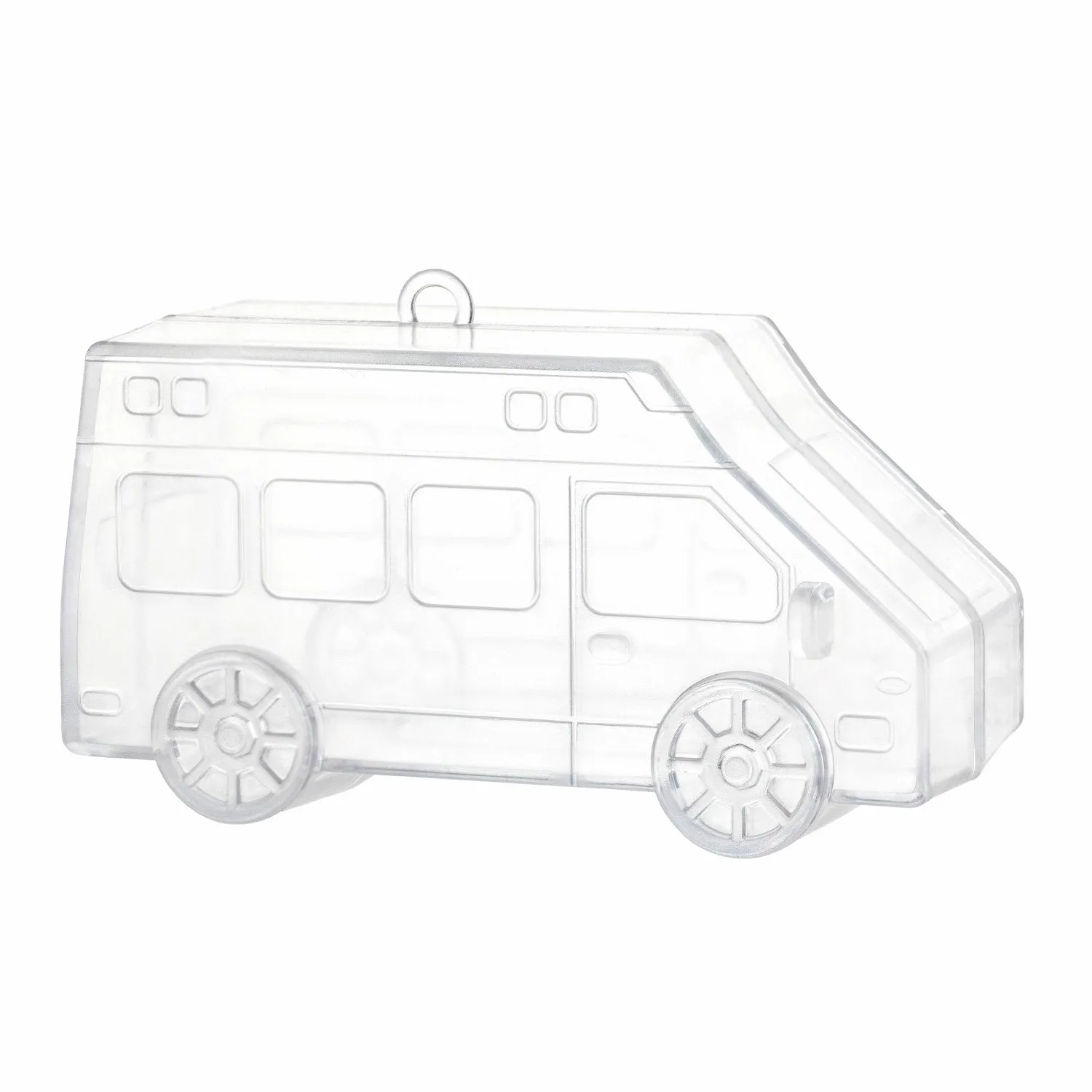 Bus Shaped Acrylic Candy Boxes 16 Pack 2.04"x4.13"x1.65" P