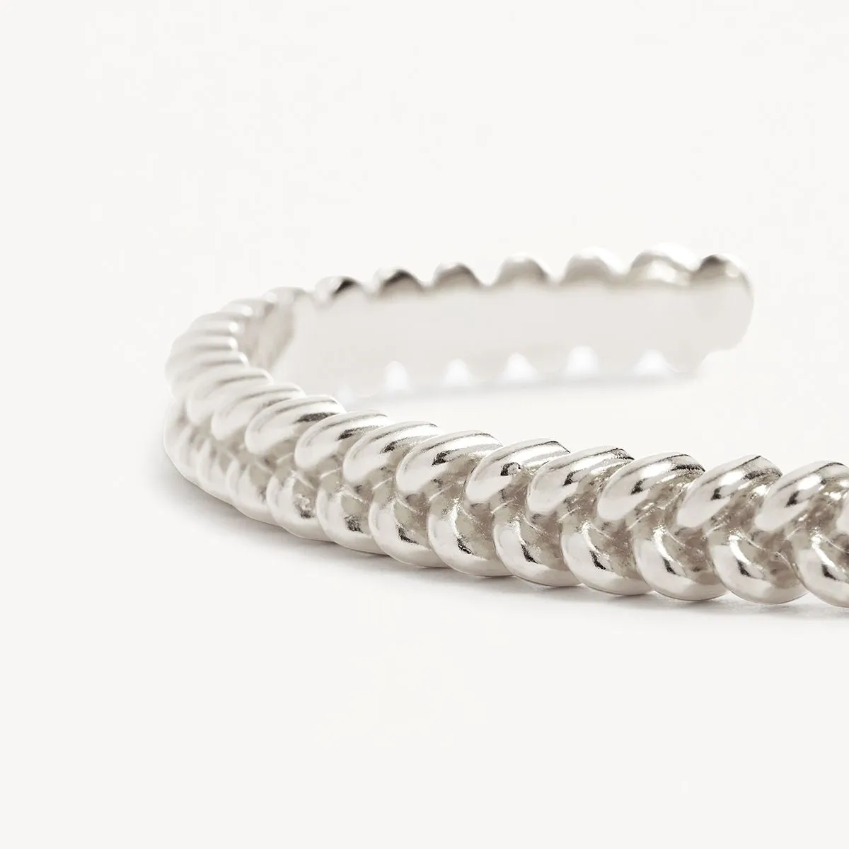 By Charlotte Intertwined Cuff, Gold or Silver