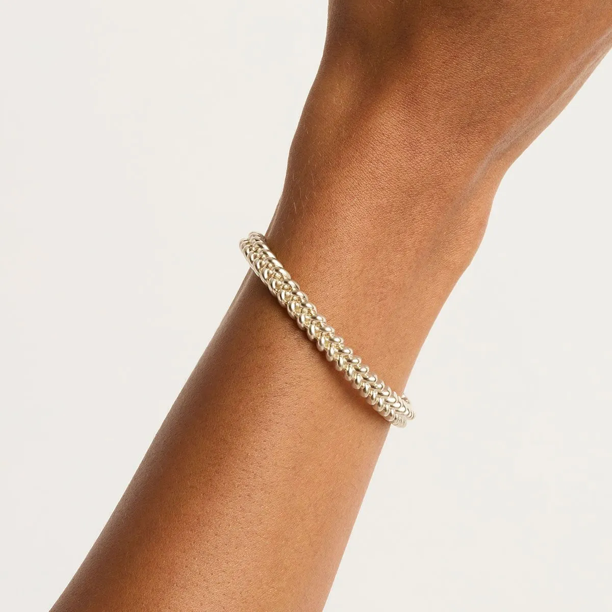 By Charlotte Intertwined Cuff, Gold or Silver