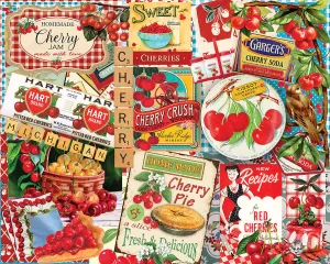 Cherries (1694pz) - 1000 Piece Jigsaw Puzzle