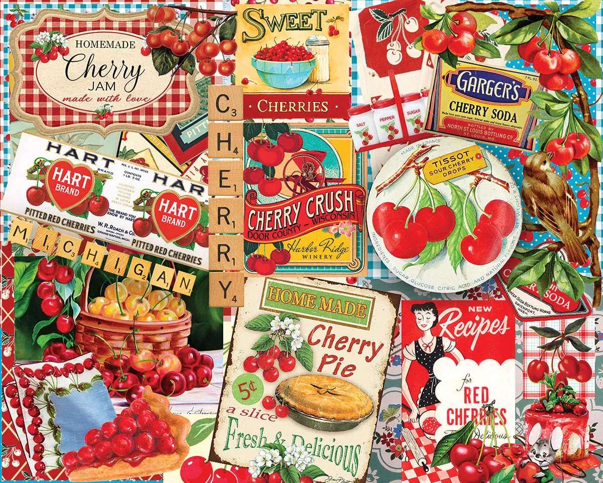 Cherries (1694pz) - 1000 Piece Jigsaw Puzzle