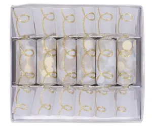 Christmas Crackers Gold Swirl Table Decorations Party Favor Confetti