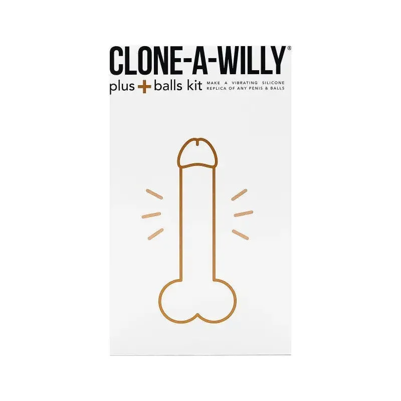Clone a Willy Plus Balls Kit Dark Skin Tone