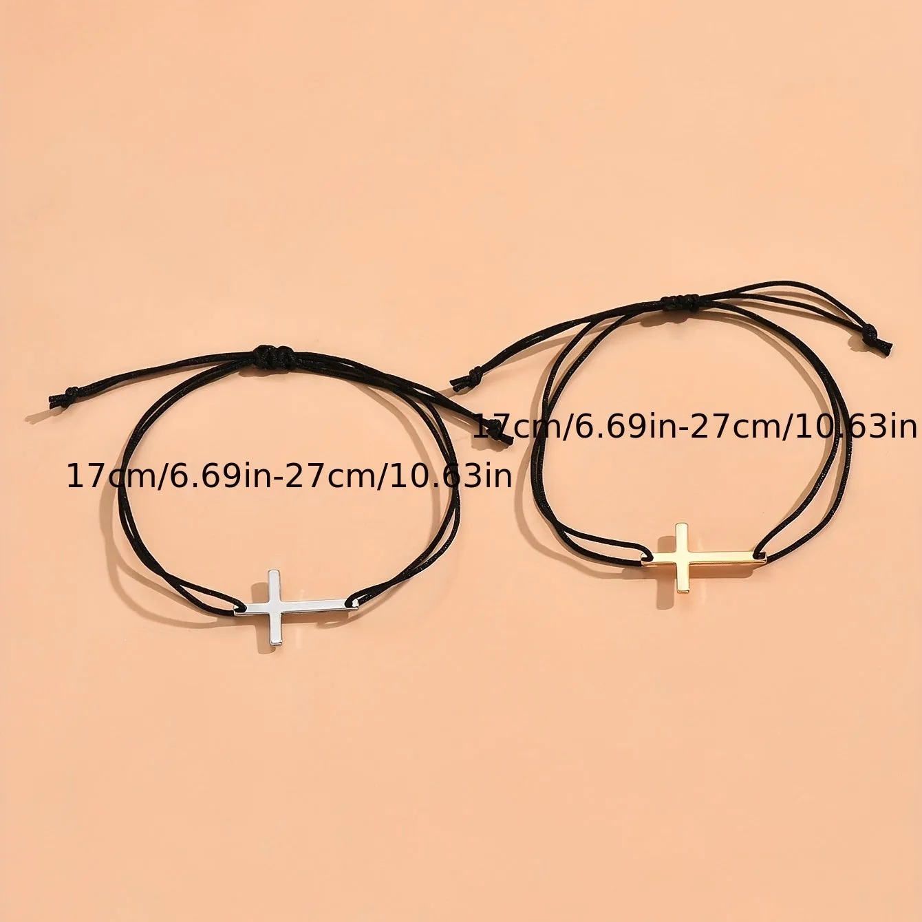 Columbus | Pair Cross braided bracelet