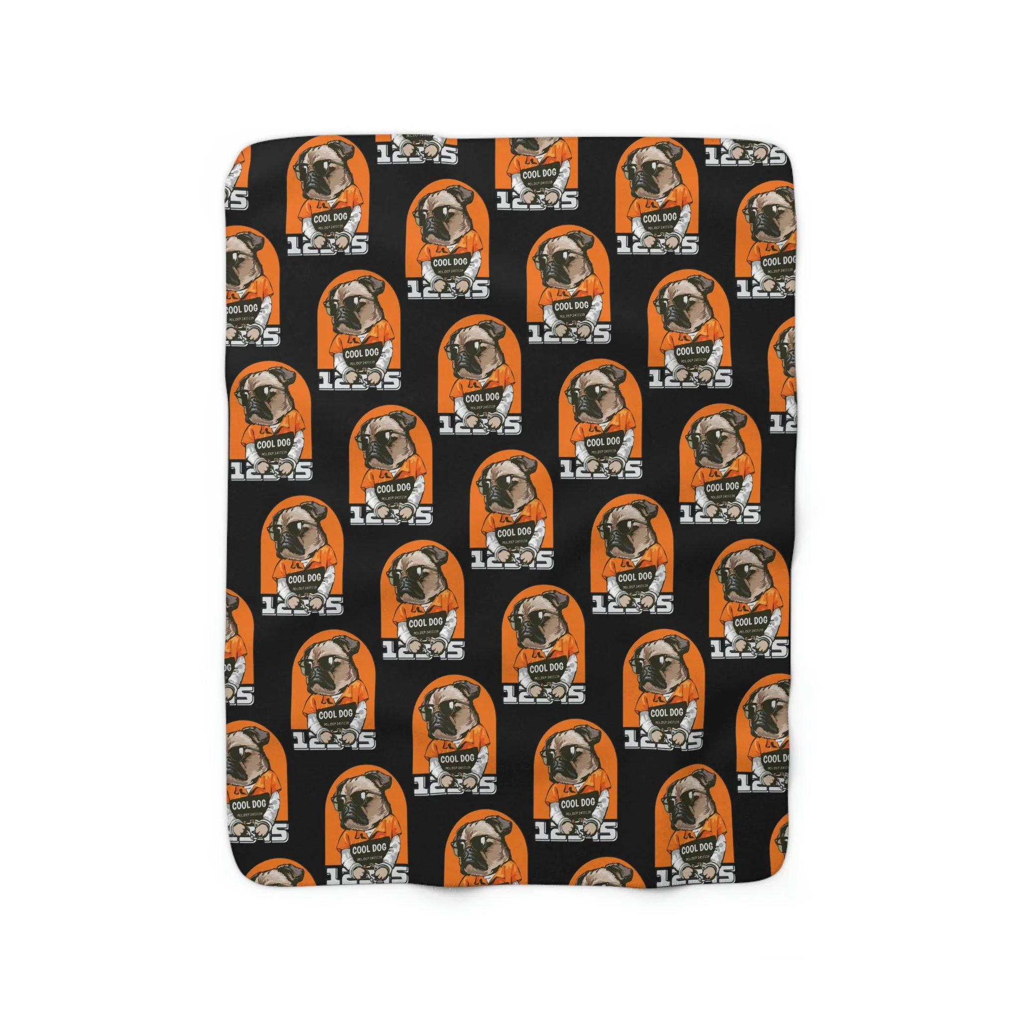 Cool Dog Sherpa Fleece Blanket POD