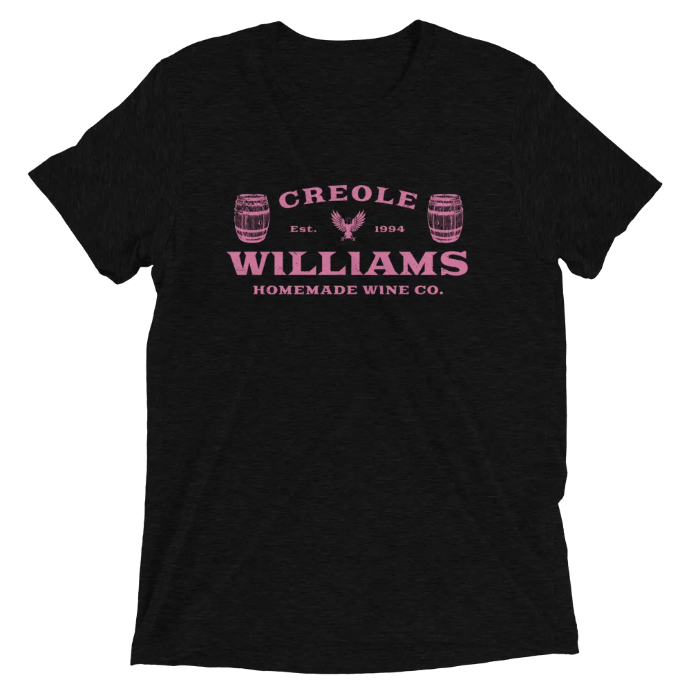 Creole Williams Homemade Wine Co. T-Shirt Benefiting The Breast Cancer Research Foundation
