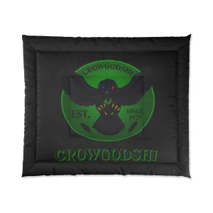 Crowgodshi  Comforter, BLACK