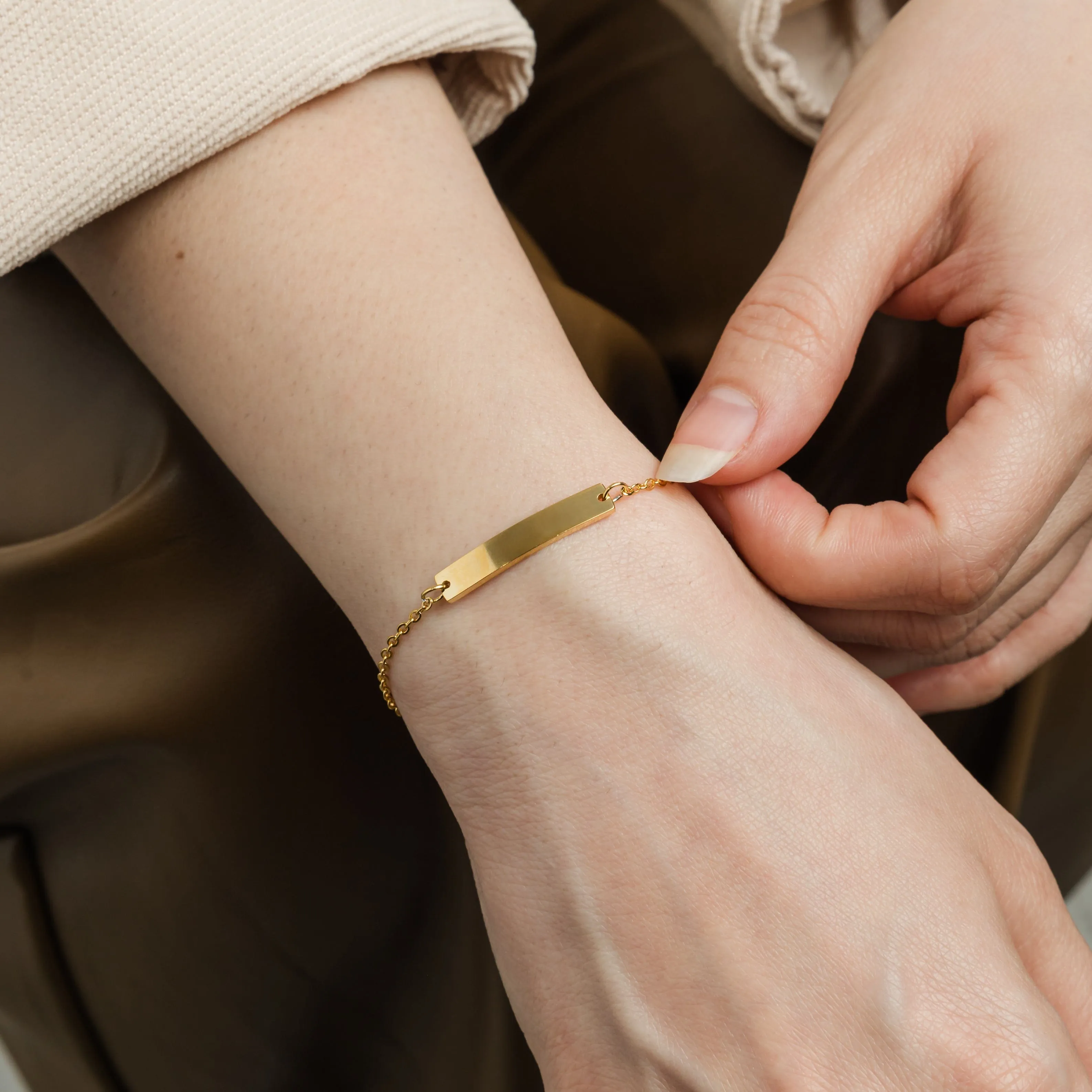 Curved Path Bracelet