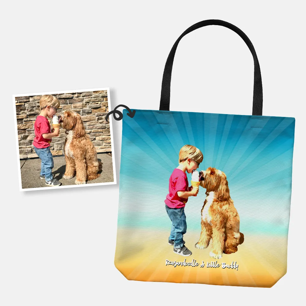 Custom Summer Holiday Tote Bag