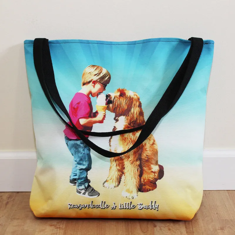 Custom Summer Holiday Tote Bag