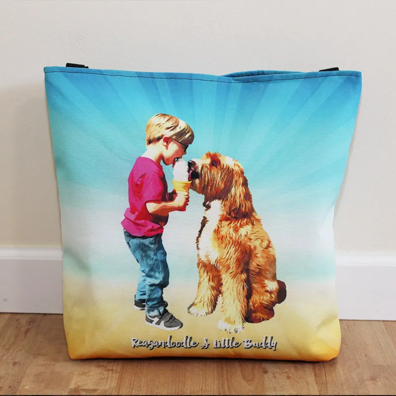 Custom Summer Holiday Tote Bag