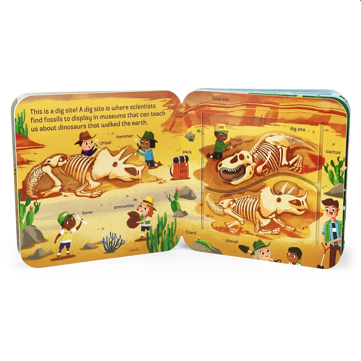 Dino Interactive Lift-a-Flap Board Book