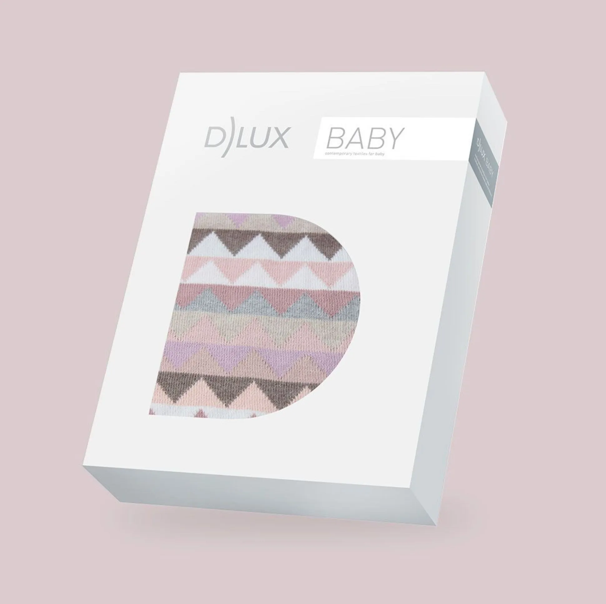 D)Lux Archie Triangles Baby Blanket