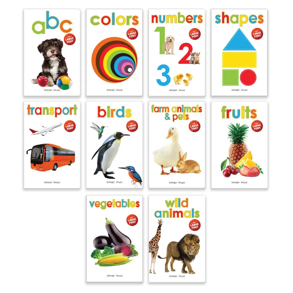 EARLY LEARNING LIBRARY BOX SET OF 10 BOOKS