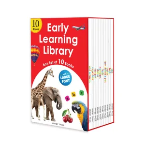 EARLY LEARNING LIBRARY BOX SET OF 10 BOOKS