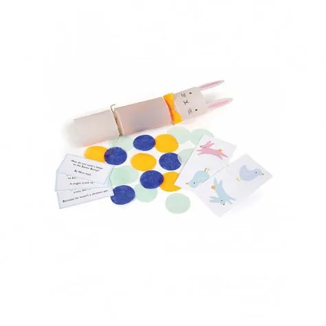 Easter Bunny Table Decorations Decor Party Favors Confetti Mini Christmas Crackers Poppers (6)