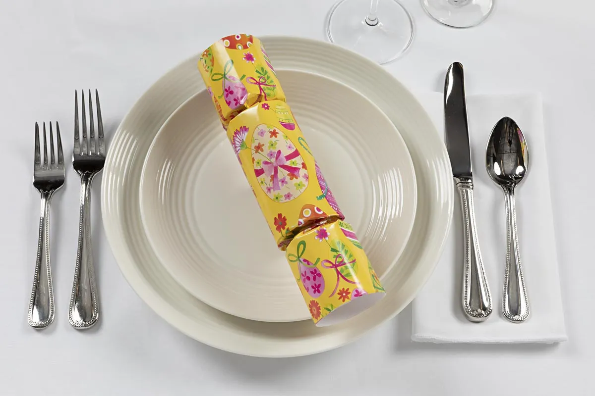 Easter Eggs Decorations for Table Party Favor Crackers