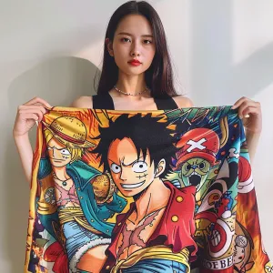 Fleece Photo Blankets - ONE PIECE Characters