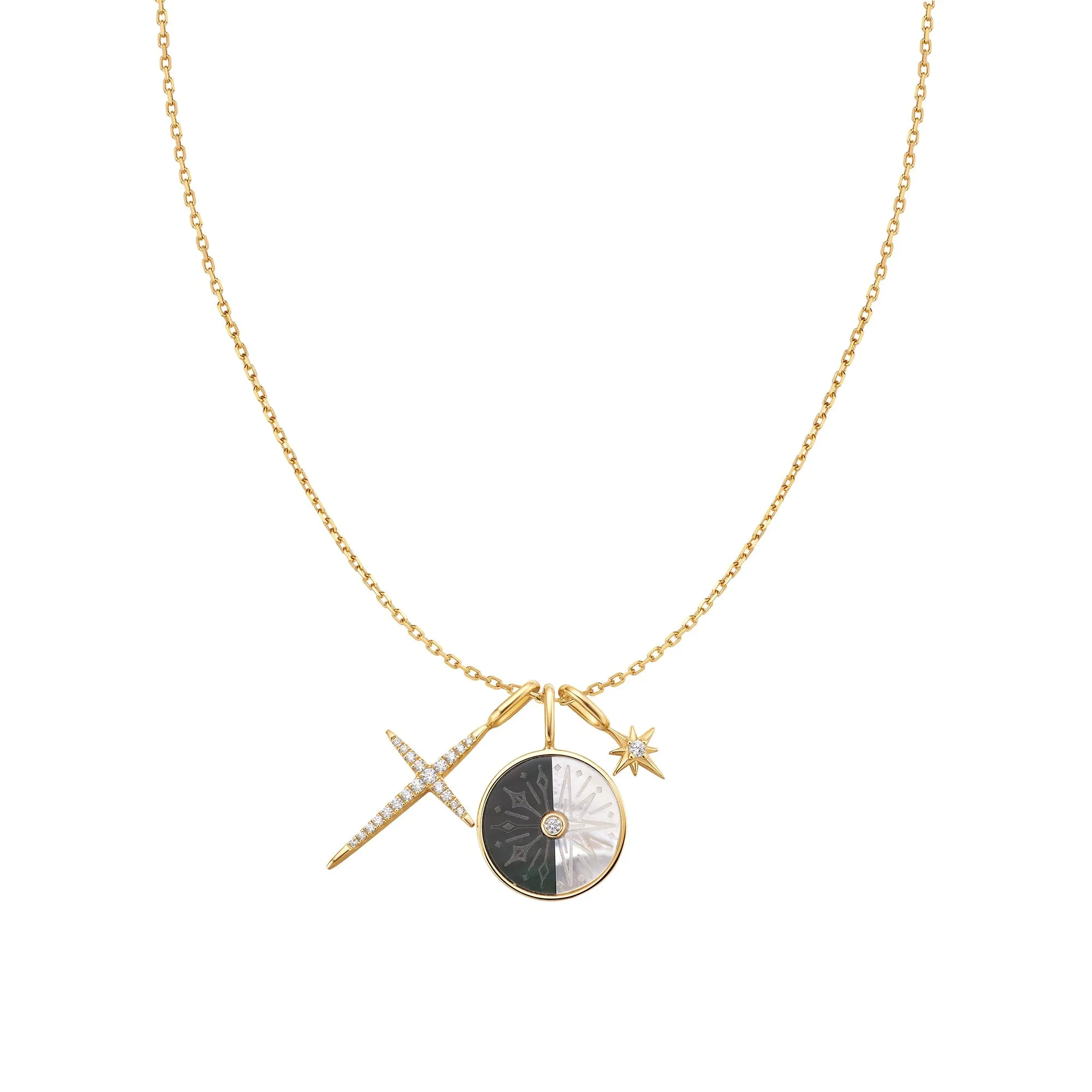Gold Cross Charm