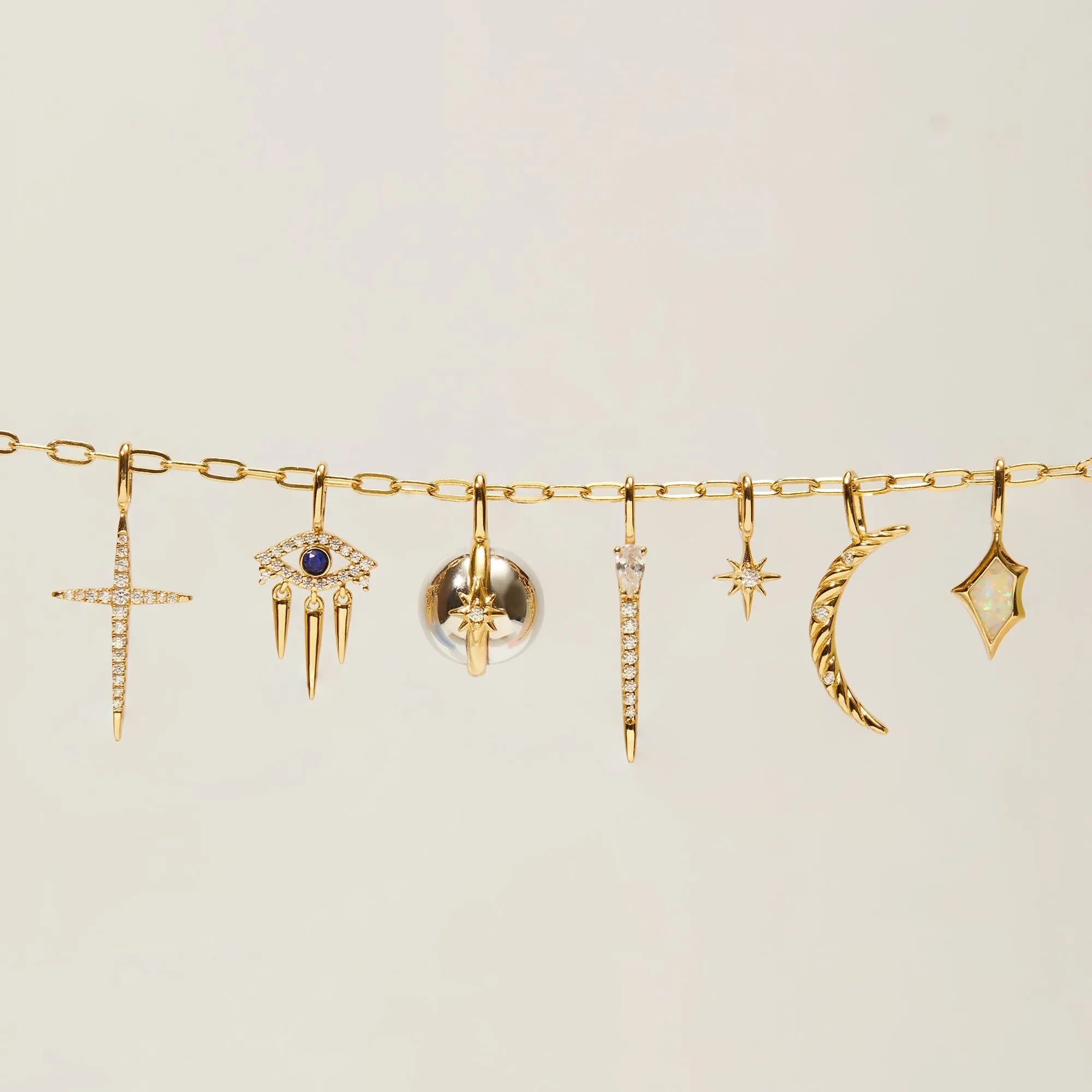 Gold Cross Charm