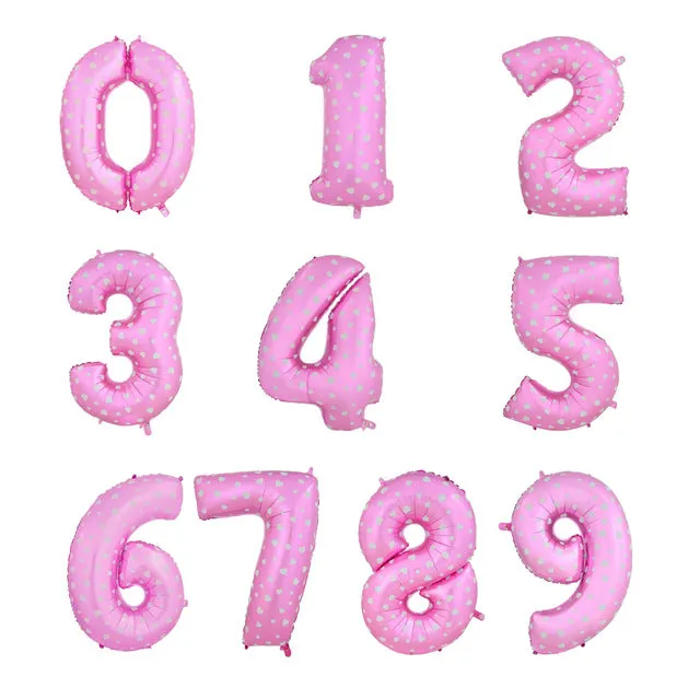 Gold Decorative Number Balloon For Party