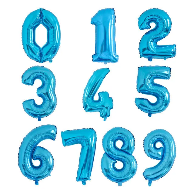Gold Decorative Number Balloon For Party