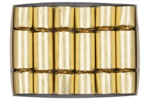 Gold Foil Christmas Crackers Table Decorations Party Favors Poppers
