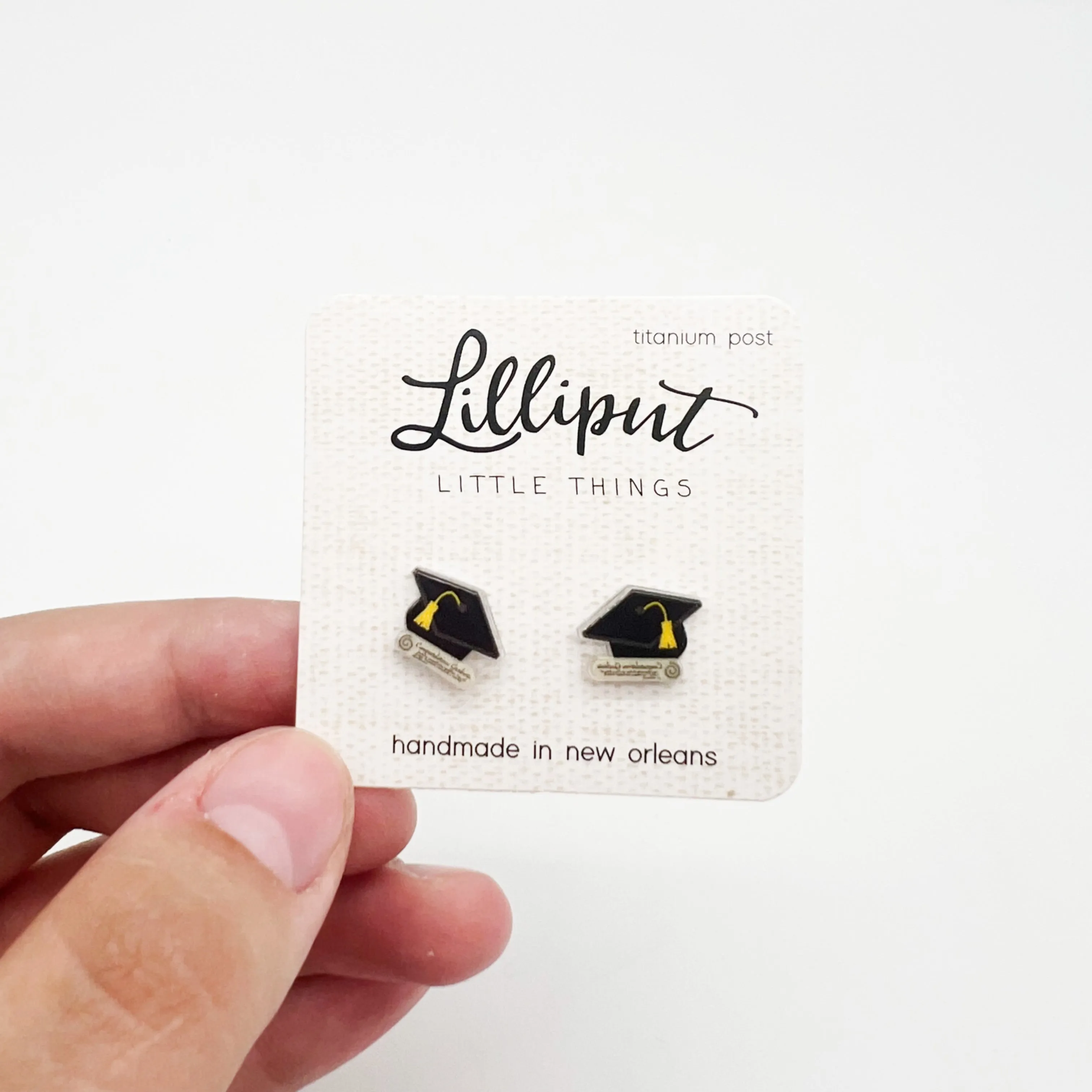 Graduation Cap Earrings