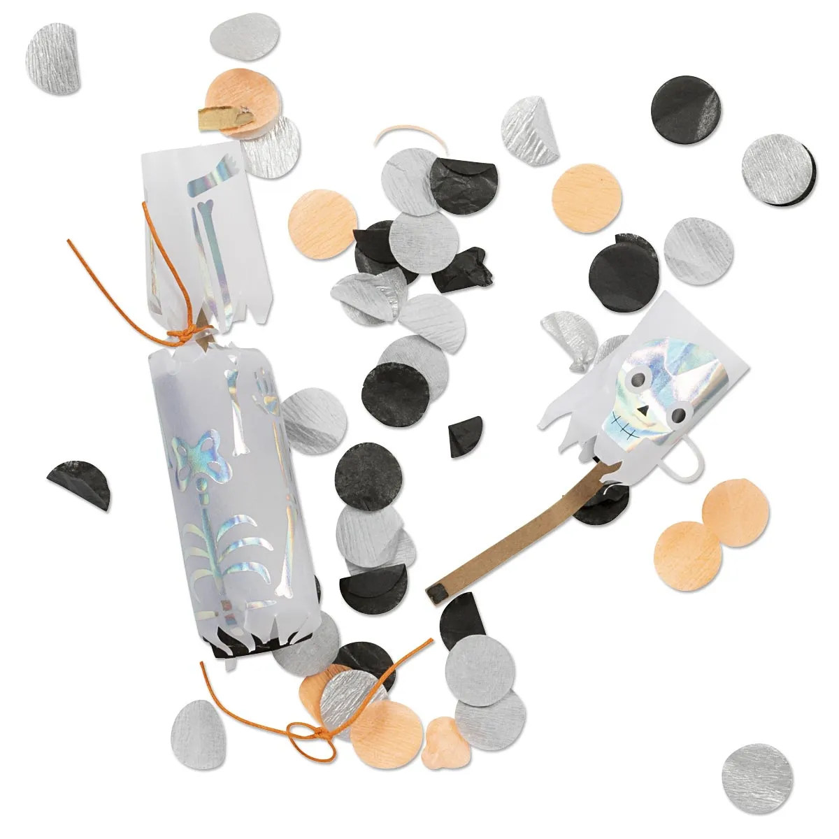Halloween Day of the Dead Skeleton Confetti Party Favor Popper Christmas Crackers