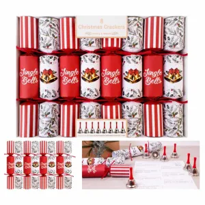 Harvey & Mason 8 Jingle Bells Christmas Crackers