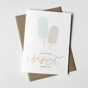 Ice Cream Thank You Card Set