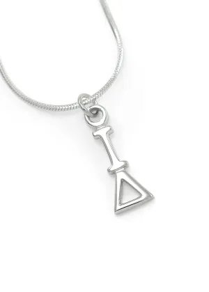 Iota Delta Sterling Silver Lavaliere